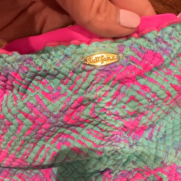 Luli Fama Shock Waves full rouched bikini bottoms M - Picture 5 of 6